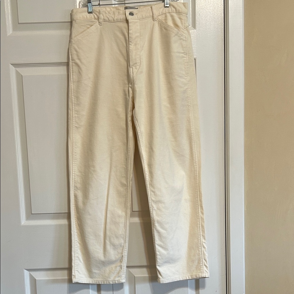 Everlane Cream Straight-Leg jeans